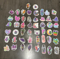 Crystal Collection Stickers set of 50