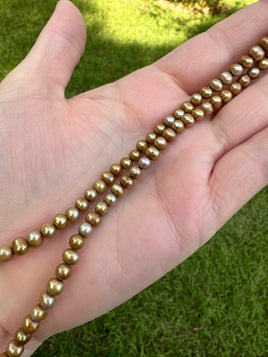 Bronze Freshwater Pearl Strand #5