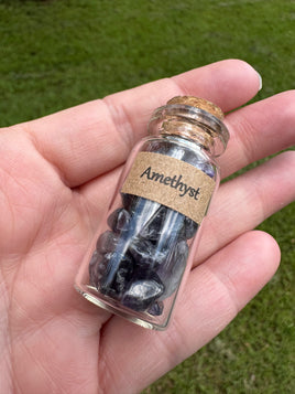 Amethyst Chips In Bottle