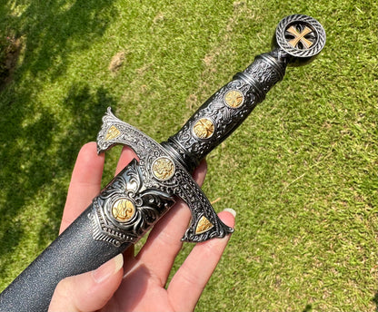 Templar Crusader Knight's Short Sword Dagger