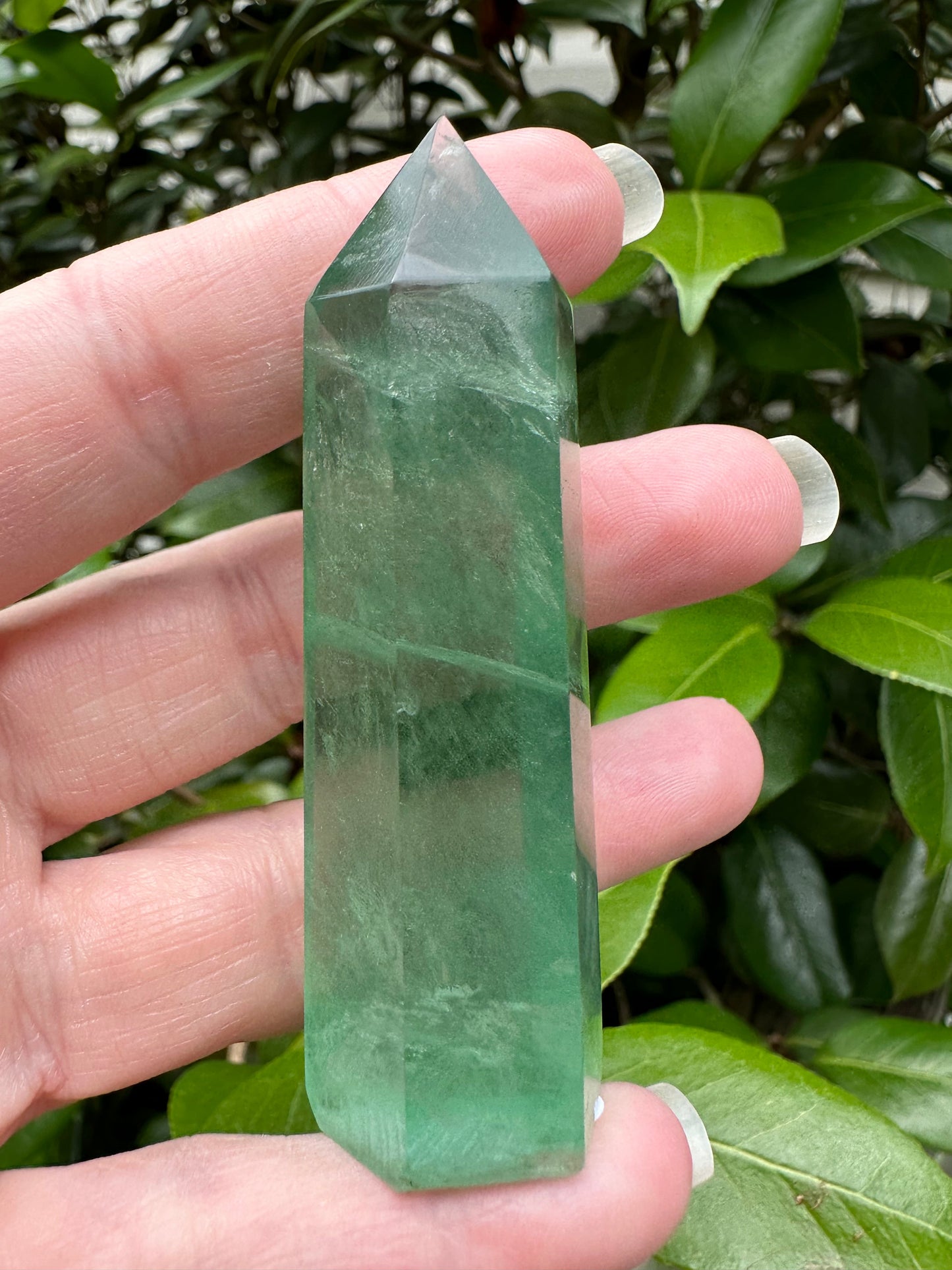 Green Fluorite Obelisk Tower #6