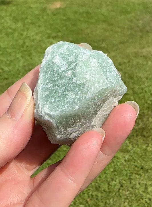 Raw Green Quartz