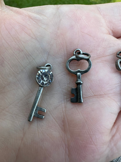 Set of (5) Decorative Key Pendants