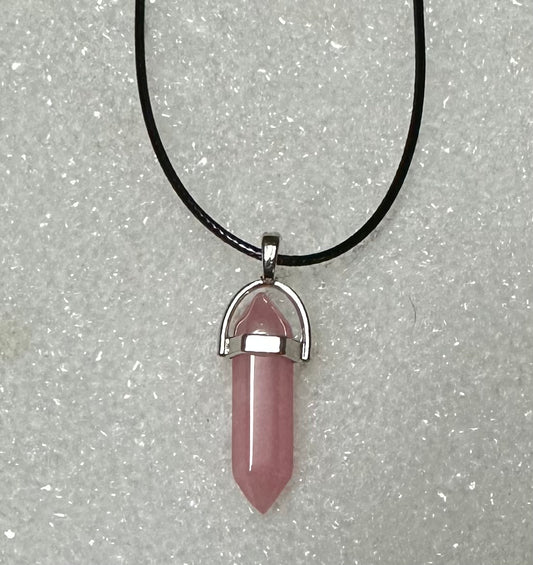 Bullet Pendant with Cord Necklace #2