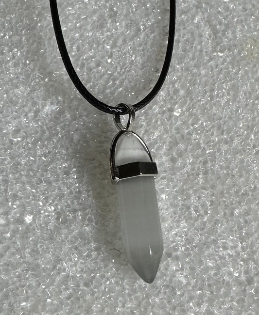 Bullet Pendant with Cord Necklace #19