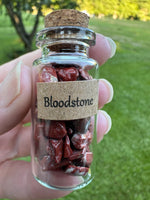 Bloodstone Chips In Bottle