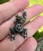 Steampunk Frog Pendant