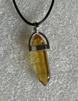 Bullet Pendant with Cord Necklace #48