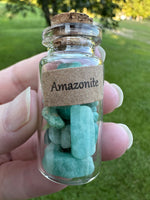 Amazonite Chips In Bottle