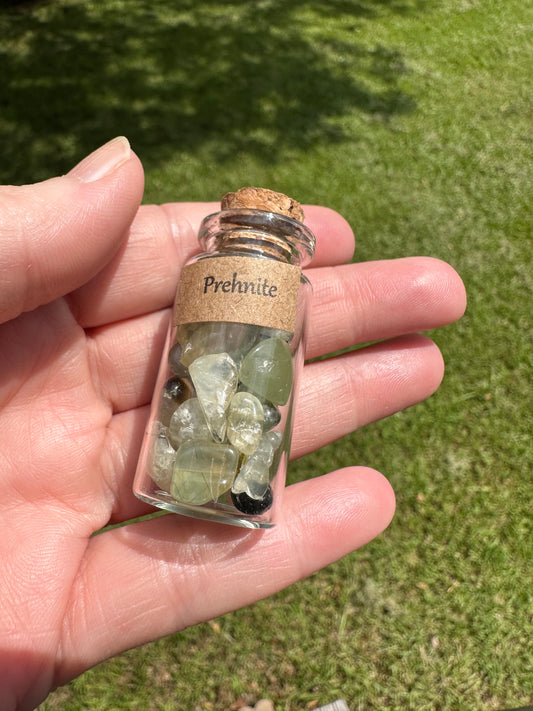 Prehnite Chips In Bottle