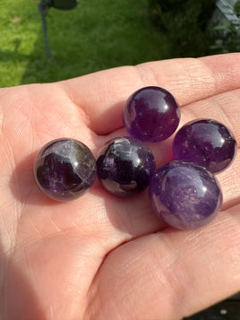 Pack of 5 Amethyst Spheres