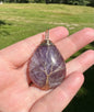 Wire-Wrapped Amethyst Pendant