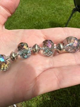 Faceted Glass Multi-Color Strand