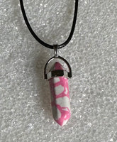 Bullet Pendant with Cord Necklace #13