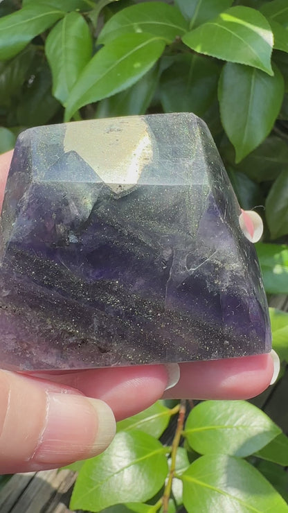 Fluorite Mixed Pyrite Freeform #3