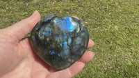 Extra Large Labradorite Heart #16