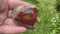 Carnelian Heart Palm Stone #10