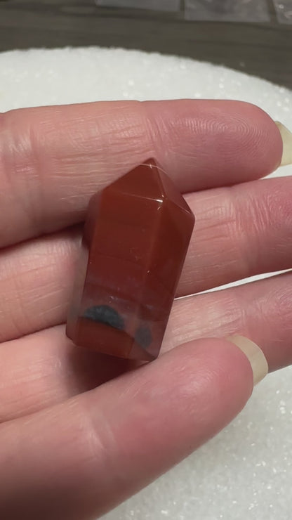 Mini Polished Carnelian Point #3