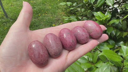 Rich Pink Rhodonite Tumbles