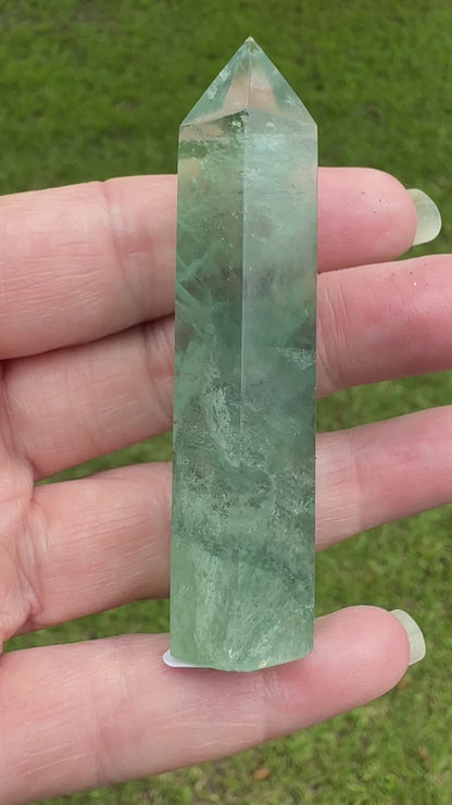 Green Fluorite Obelisk Tower #3