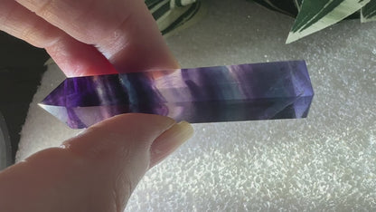 Rainbow Fluorite Crystal Point #3