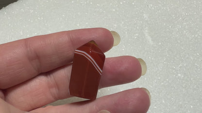 Mini Polished Carnelian Point #1