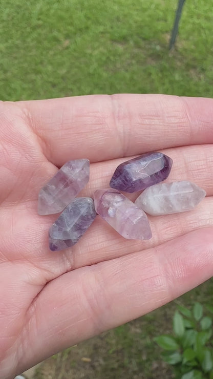 Fluorite Small Double Terminated Carved Point