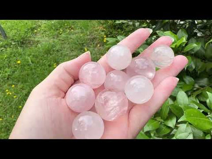 Rose Quartz Spheres